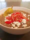 Smoked green lentil soup