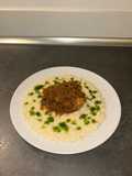 Risotto al prosecco con ossibuchi di tacchino