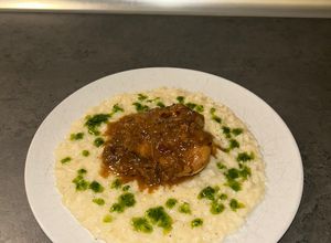 Foto di Risotto al prosecco con ossibuchi di tacchino