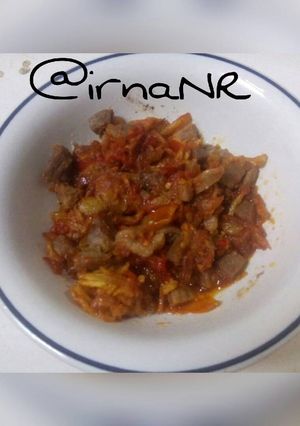Foto resep Daging sapi balado simple