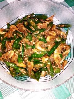 Foto resep Udang goreng tumis cabe ijo