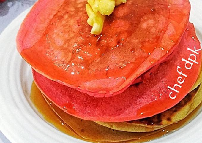 Fluffy Strawberry Pancakes Recipe