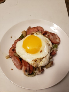 A picture of EASY Kielbasa Hash.
