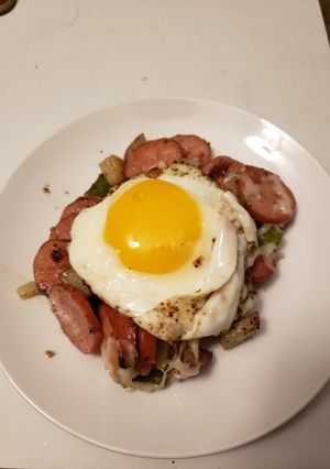 A picture of EASY Kielbasa Hash.