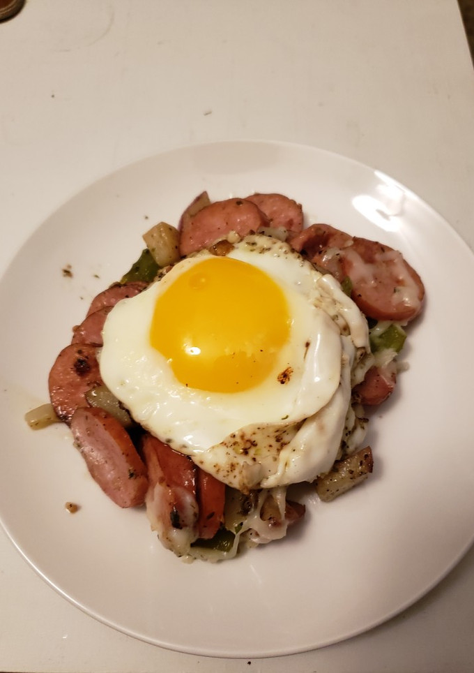 A picture of EASY Kielbasa Hash.