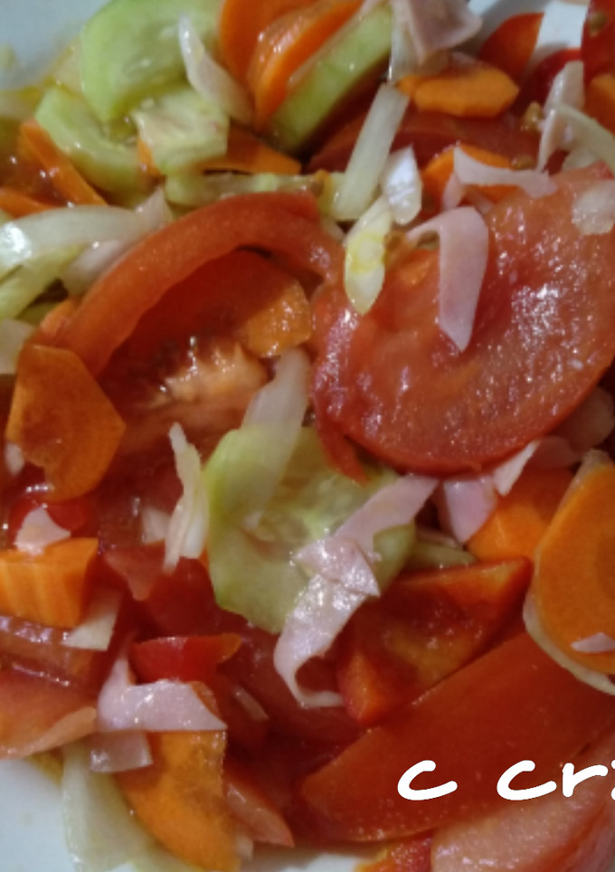 Una foto de Ensalada con jamón York