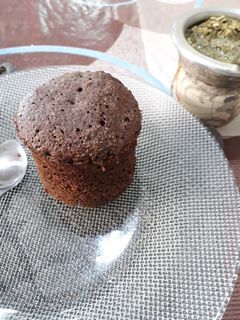 Una foto de Mug cake saludable!