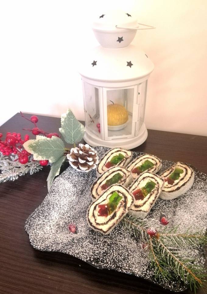 Вафельний рулет з галяреткою