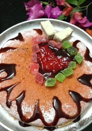 A picture of Beetroot cake.