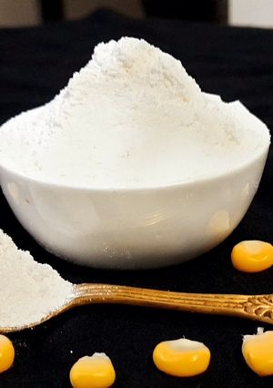 A picture of Homemade Cornflour/Cornstarch.
