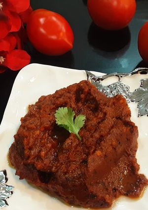 A picture of Tamater ki chutney.
