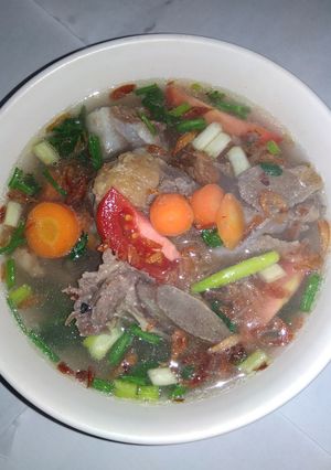 Foto resep SOP iga sapi