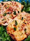 Salmone con panatura croccante di mandorle tostate