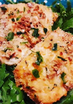Foto di Salmone con panatura croccante di mandorle tostate