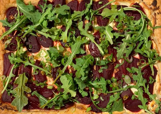 How to Make Speedy Beet and Goat Cheese Tart