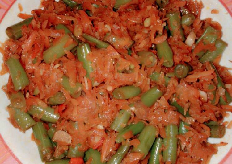 Tumis Buncis Wortel Pedas