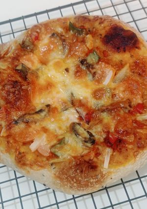 Foto resep Sourdough Pizza