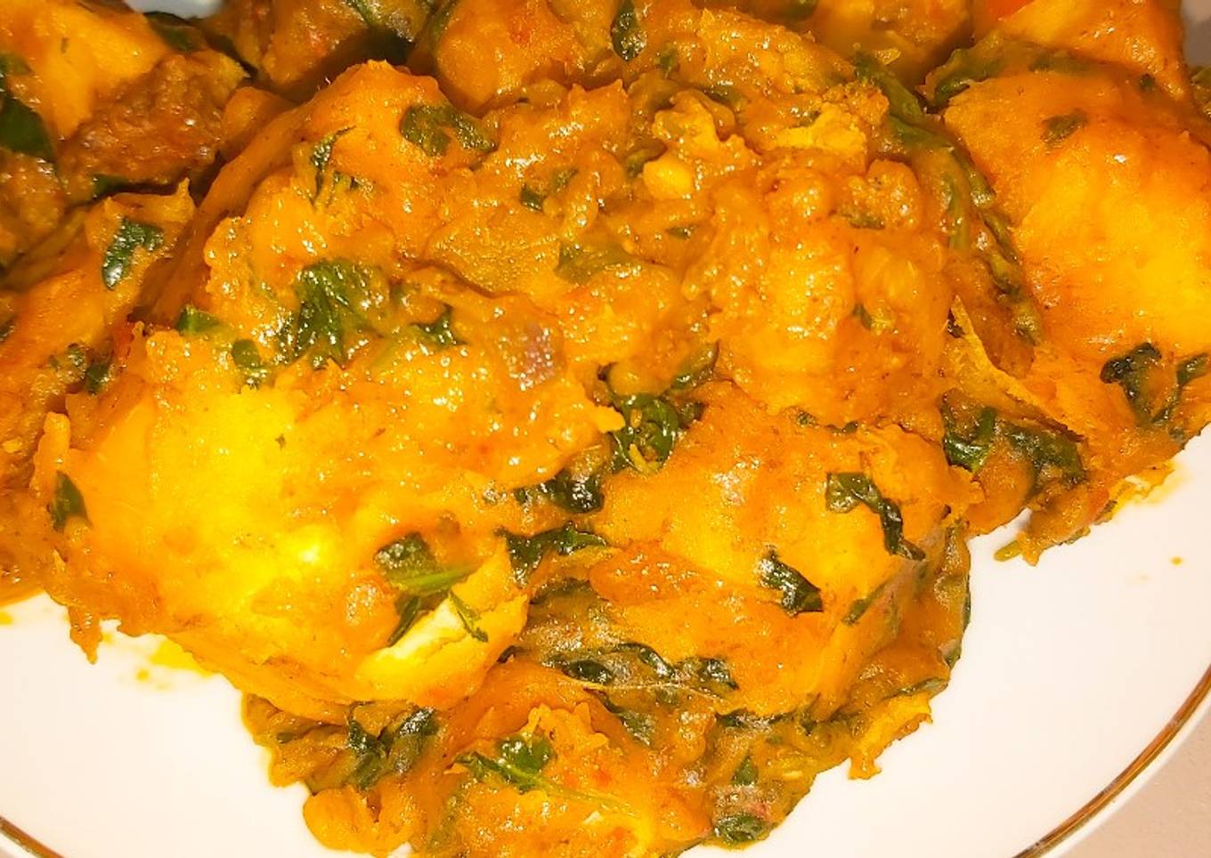 Yam porridge