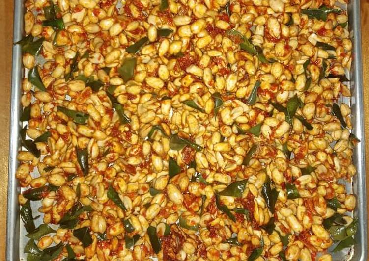 Resep Kacang Thailand renyah, gurih &amp; pedas, Sempurna