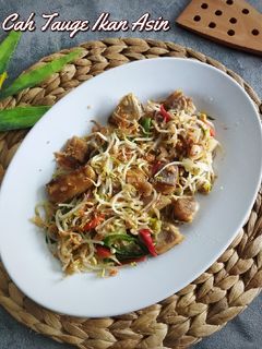 Foto resep Cah Tauge Ikan Asin