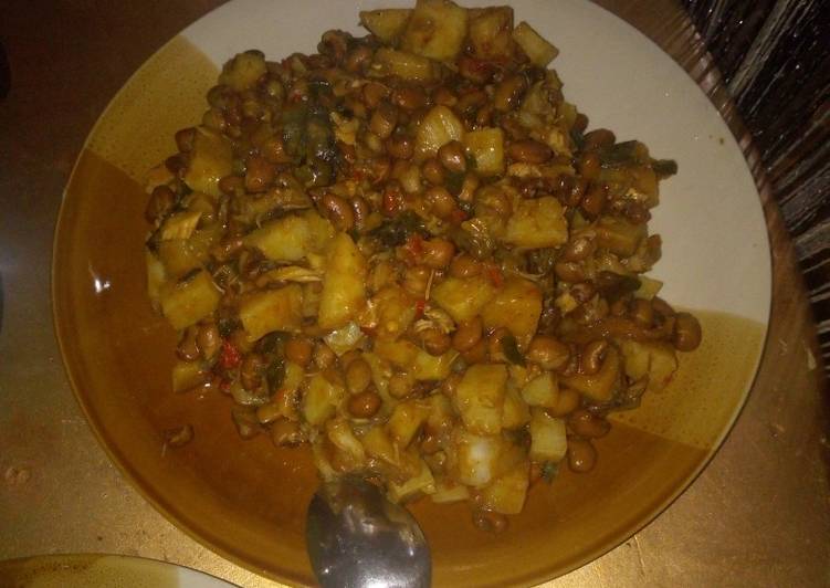 Recipe of Ultimate Faten Wake da doya with stock fish and cray fish