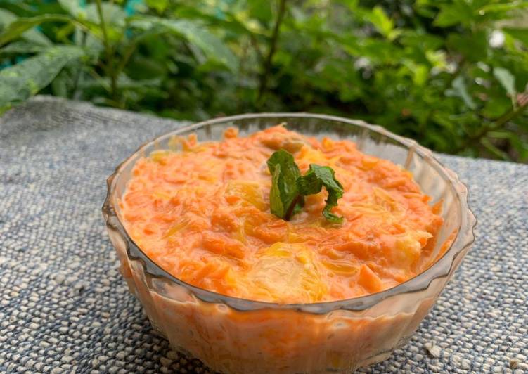 Carrot and raisin salad