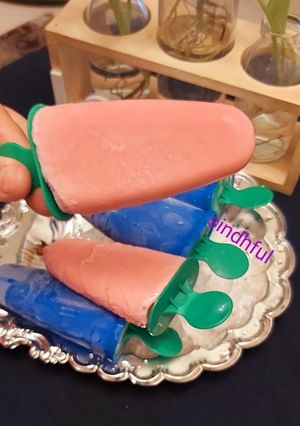 A picture of Malai Rose Kulfi.
