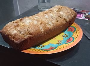 Una foto de Budín de manzana integral 🍎