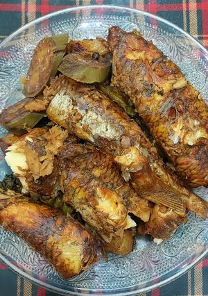 Hình của món Cá mối kho chuối xanh.