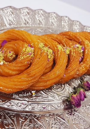 عکسی از دستور بامیه ترکی(تاتِلی حلقه ای)😍