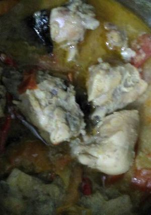 Foto resep Garang asem ayam no santan no bungkus