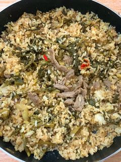 Hình của món Cơm rang dưa bò.