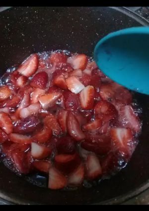 صورة لوصفة مربى فراولة 🍓