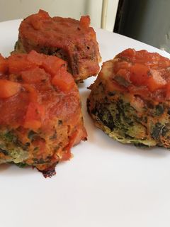 Una foto de Budincitos salados reciclados: sin gluten, sin fritura, veganos