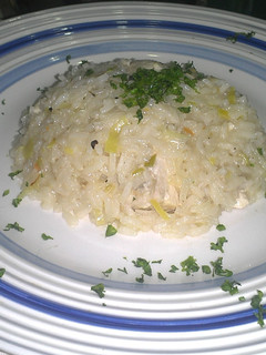 Una foto de Arroz con atún blanco