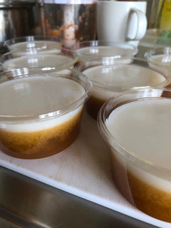 Foto resep 14. Puding Gula Merah dan Vla Santan