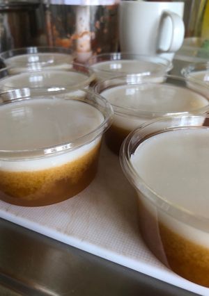 Foto resep 14. Puding Gula Merah dan Vla Santan