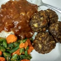 A picture of Quick Oven baked Meatballs.