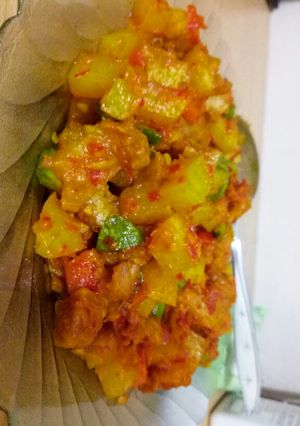Foto resep Kentang sambal goreng (VEGAN)