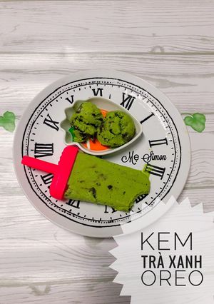 Hình của món Ăn vặt - Kem trà xanh Oreo.