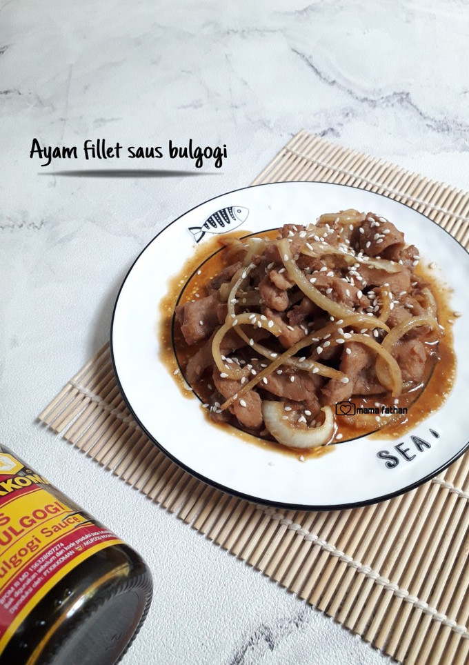 Foto resep Ayam fillet saus bulgogi