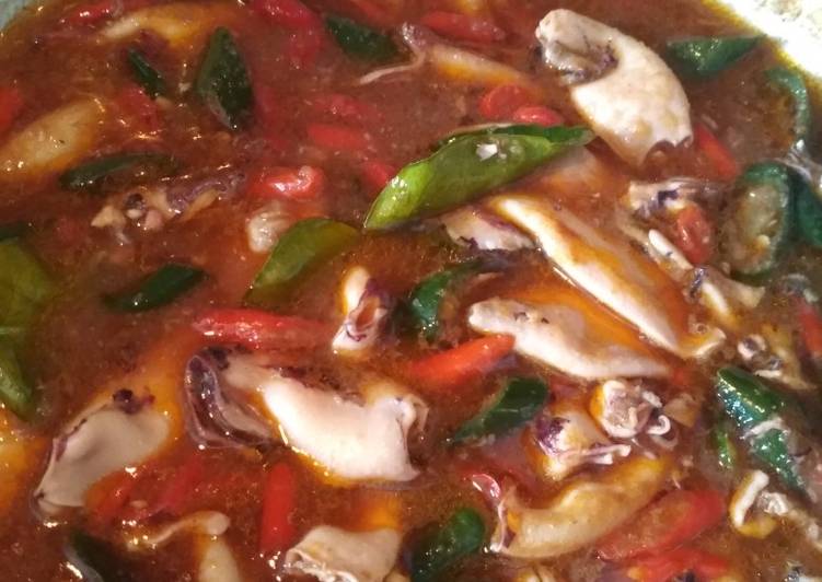 Cara mudah Menyiapkan Cumi asem manis Lezat