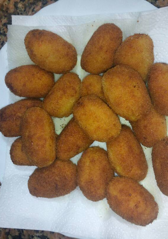 Una foto de Croquetas de zanahoria y cebolla