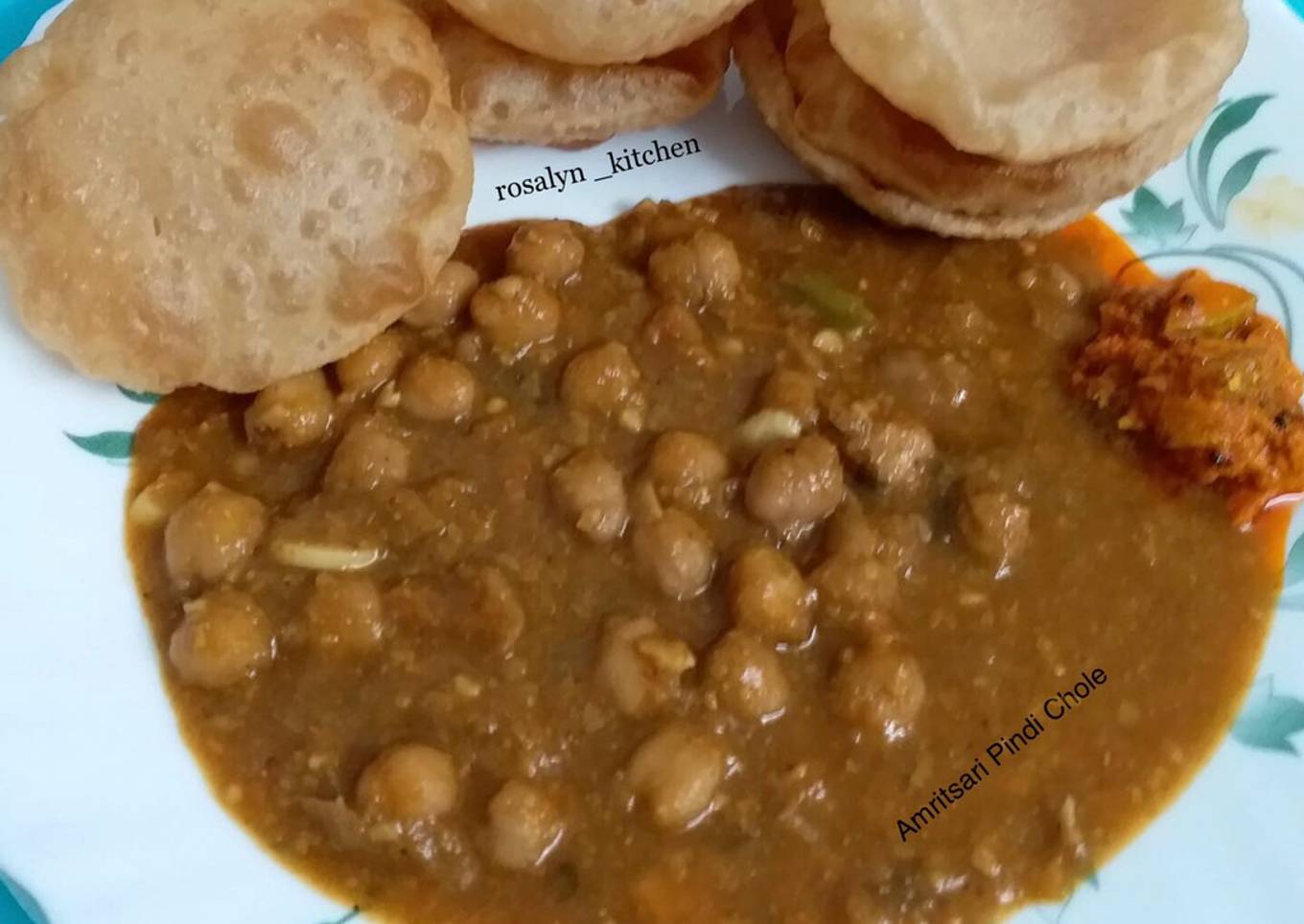 Amritsari Pindi Chole