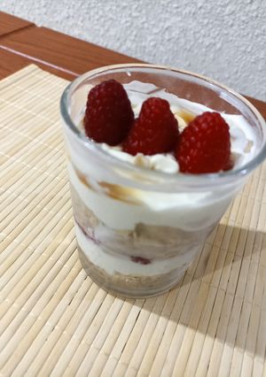 Una foto de Yoghurt con avena