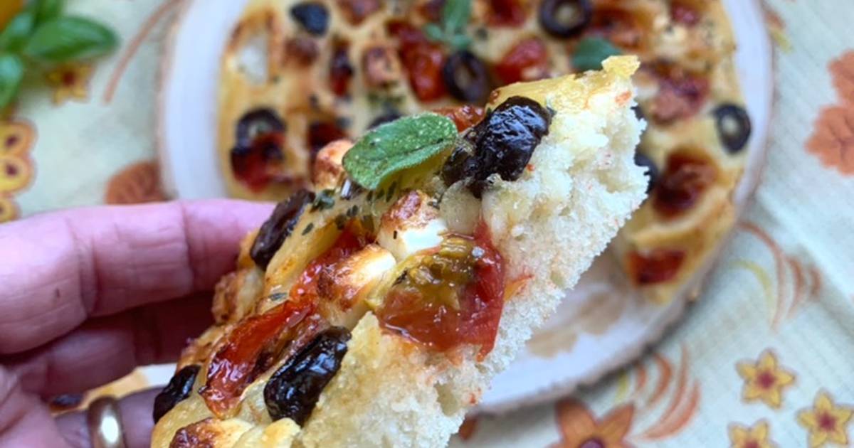 Focaccia 3 ingredienti in friggitrice ad aria: velocissima e senza lievito  - Friggi ad aria