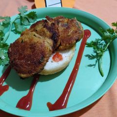 A picture of Shami kabab.