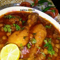 A picture of Murgh chana😍مرغ چنہ 😋.
