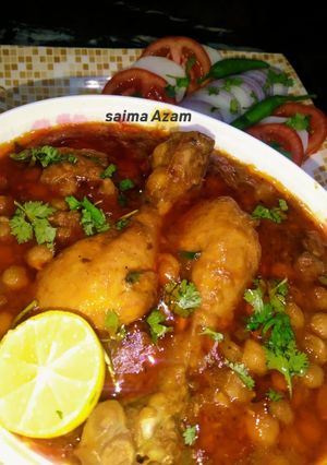 A picture of Murgh chana😍مرغ چنہ 😋.