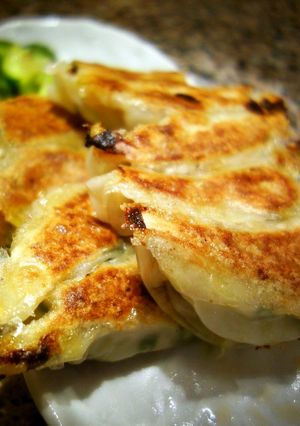 A picture of Super Easy! How to Make and Cook Gyoza with Crispy Wings.